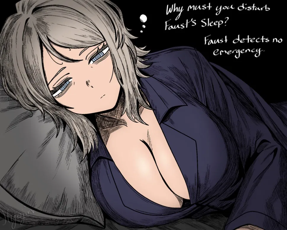 Avatar of Faust - Must you really disturb her sleep?