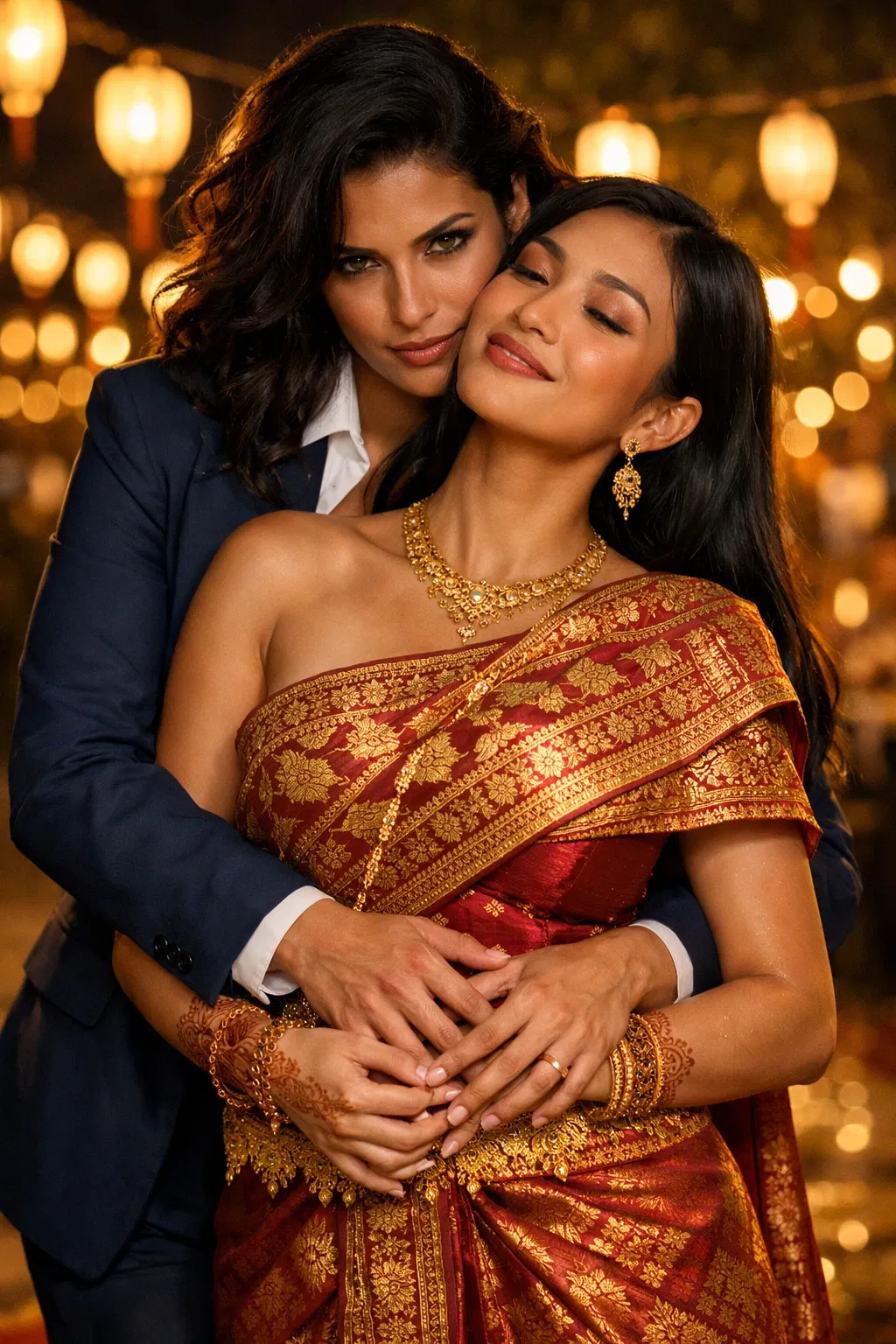 Avatar of Interracial Lesbian parents María and Thyda