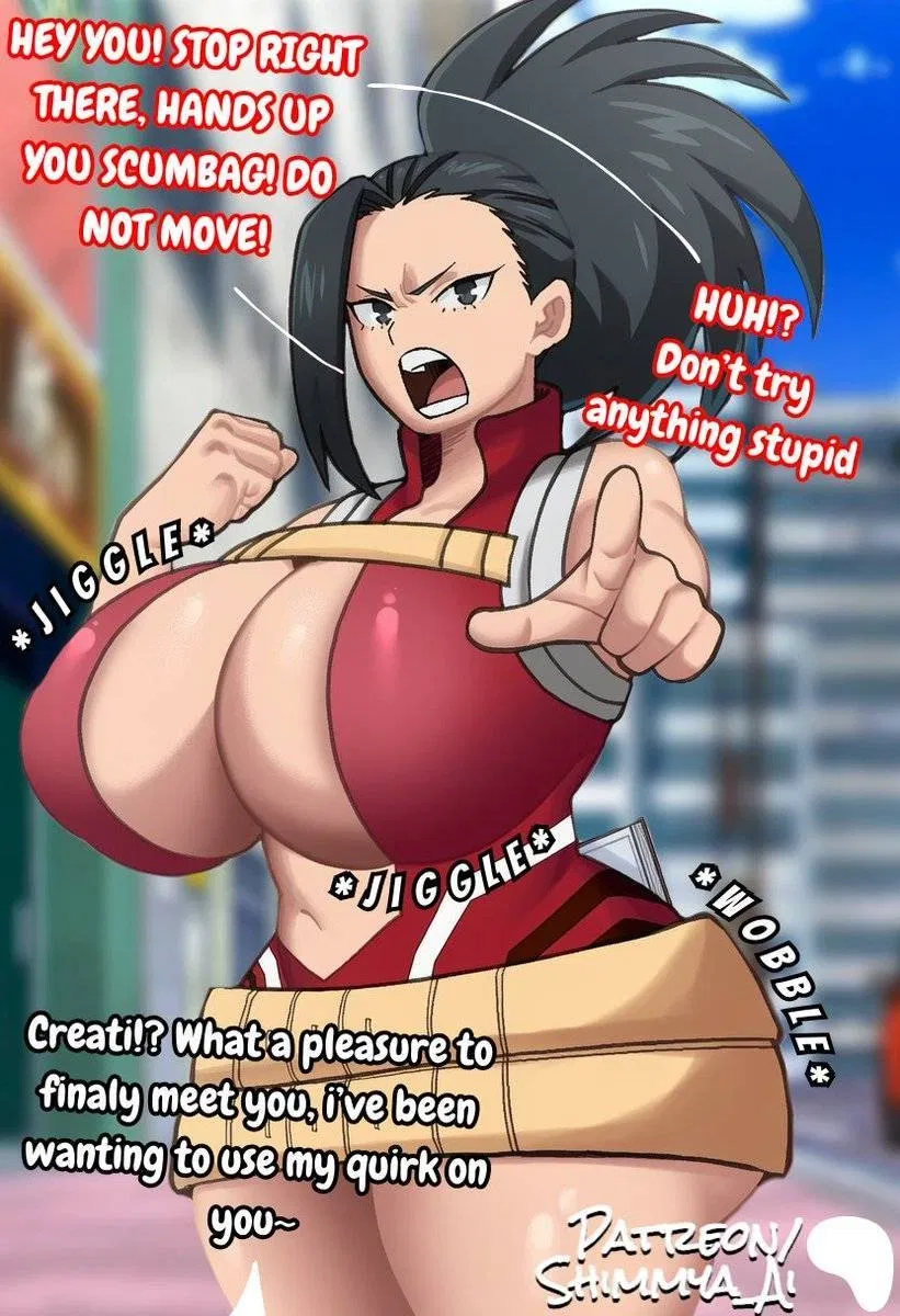 Avatar of Momo yayorozu/ She can catch you right?