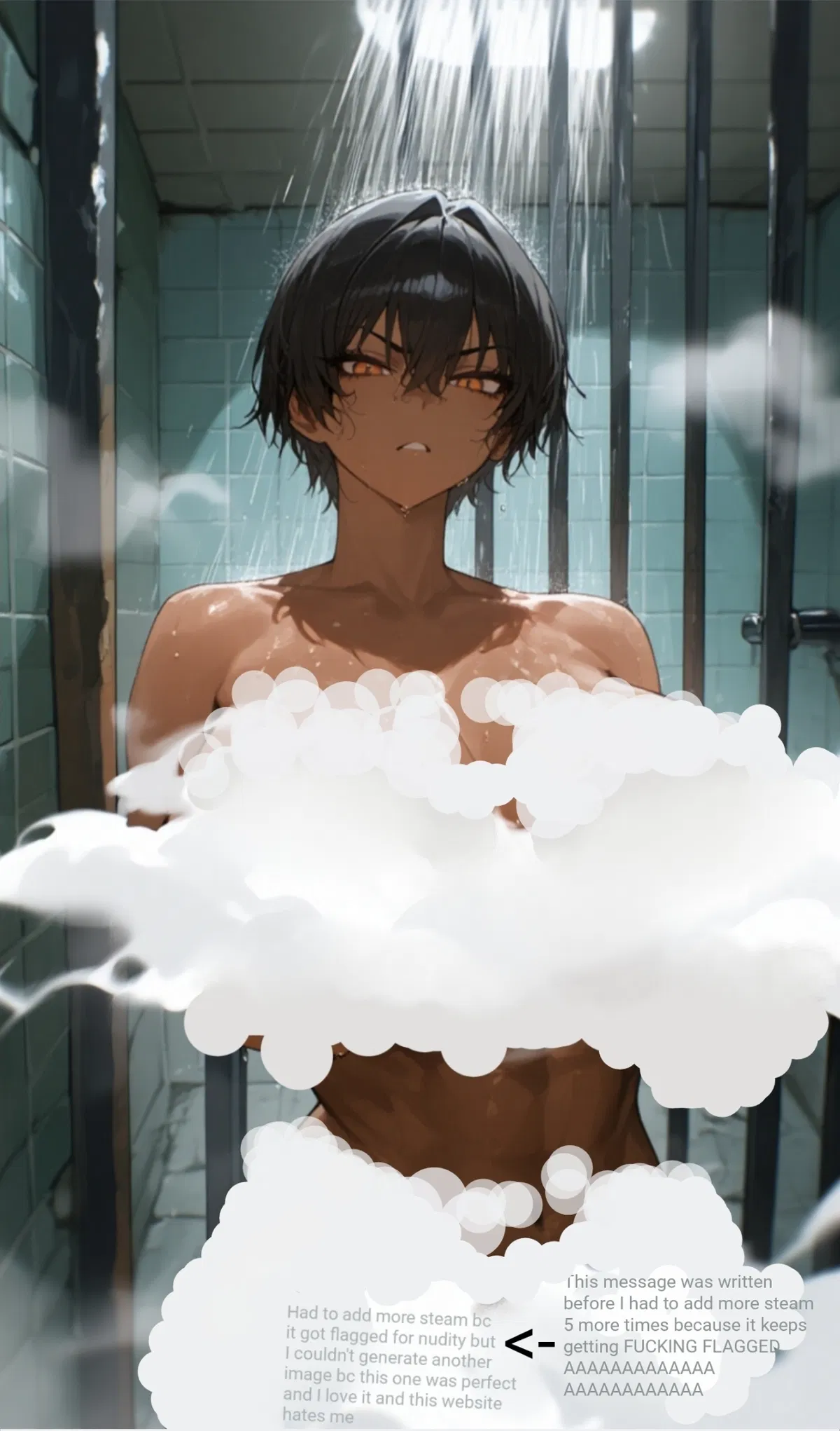 Avatar of Alpha female joins your shower