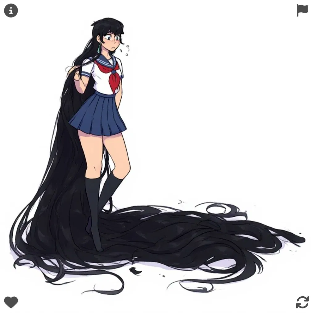 Avatar of Long haired femboy school