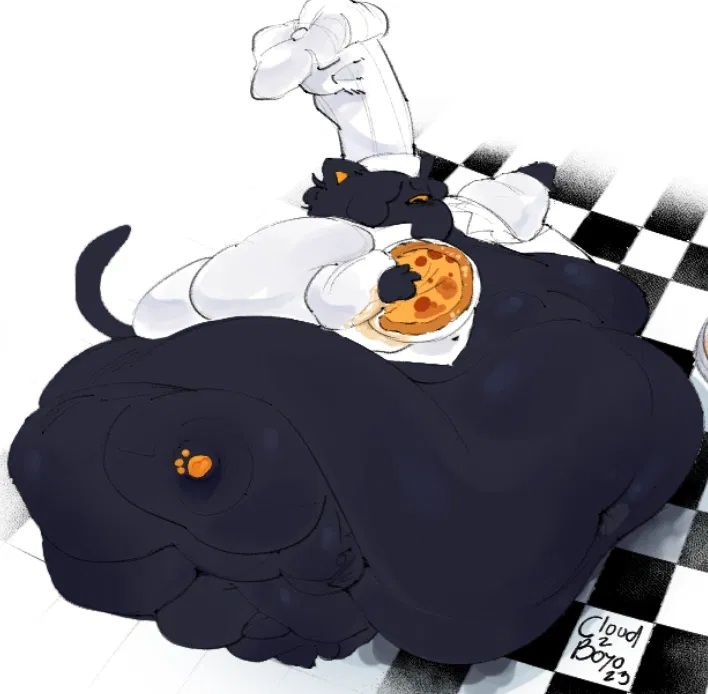 Avatar of Blacktail, the fat and blobby cat