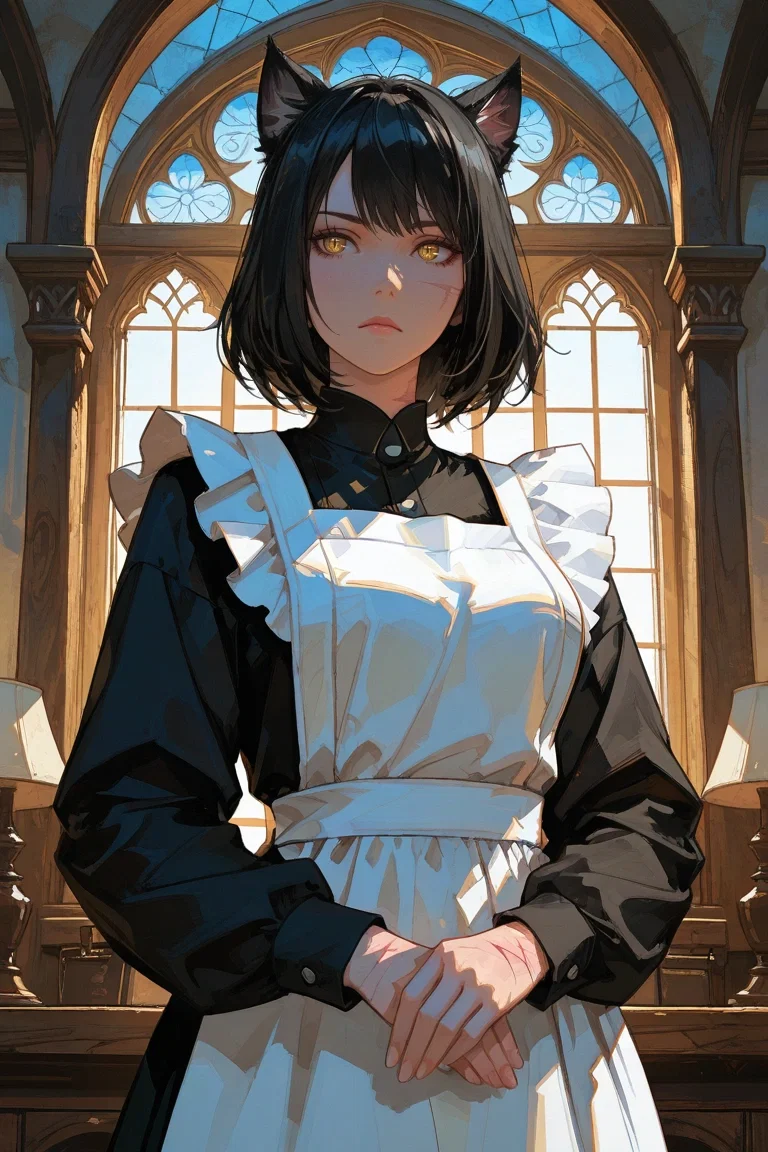 Avatar of Nekara Locke - Slit-Eyes has become your home's newest maid, good luck.