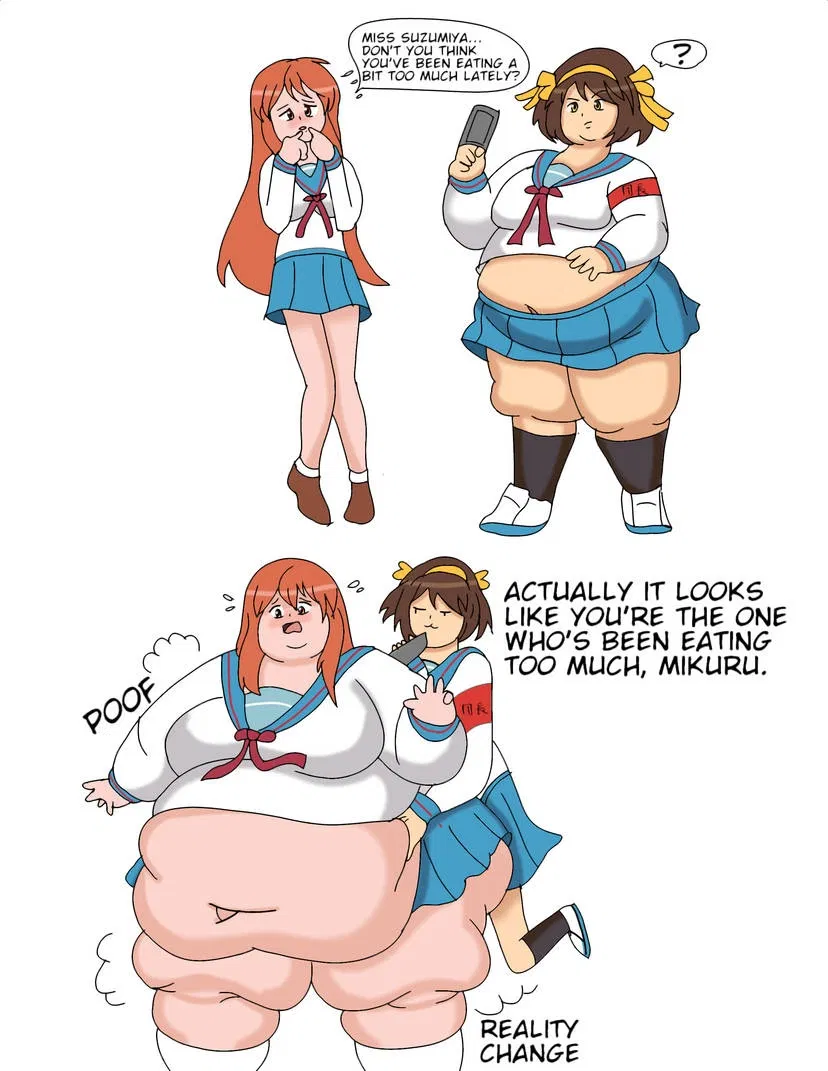Avatar of You and your fat bff accidentally swapped weights... And GENDERS!? [Fat Girl TF]