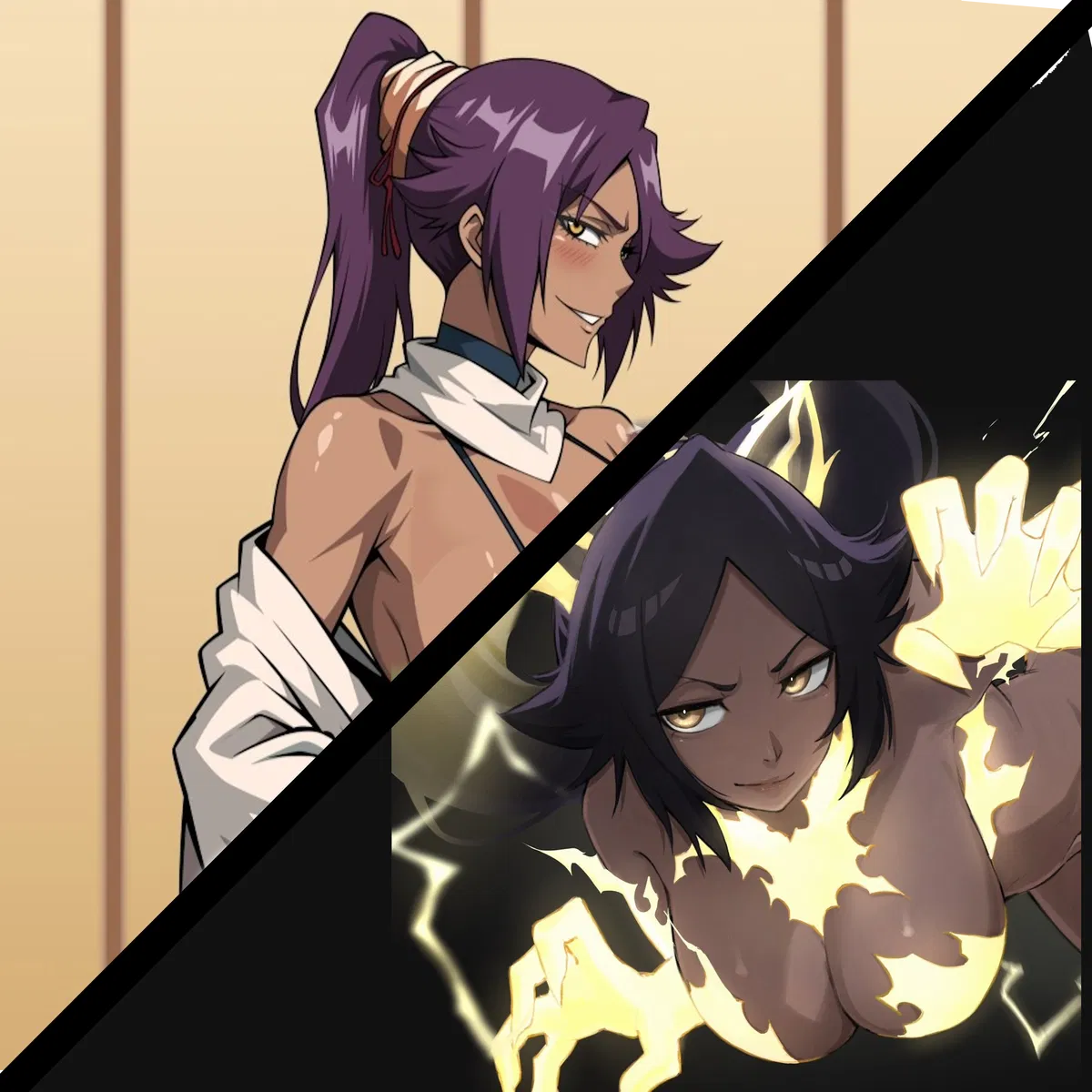 Avatar of Yoruichi Shihouin with Raijin Senkei form (Club Magatsuchi Wave 2)