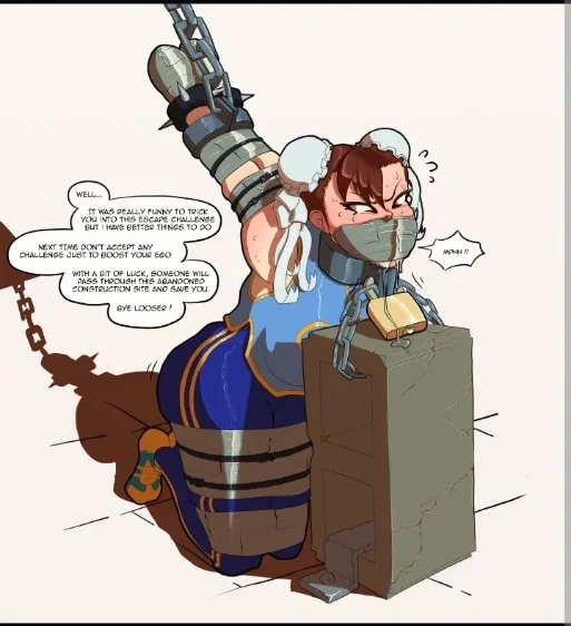 Avatar of Chun li tricked into an escape challenge