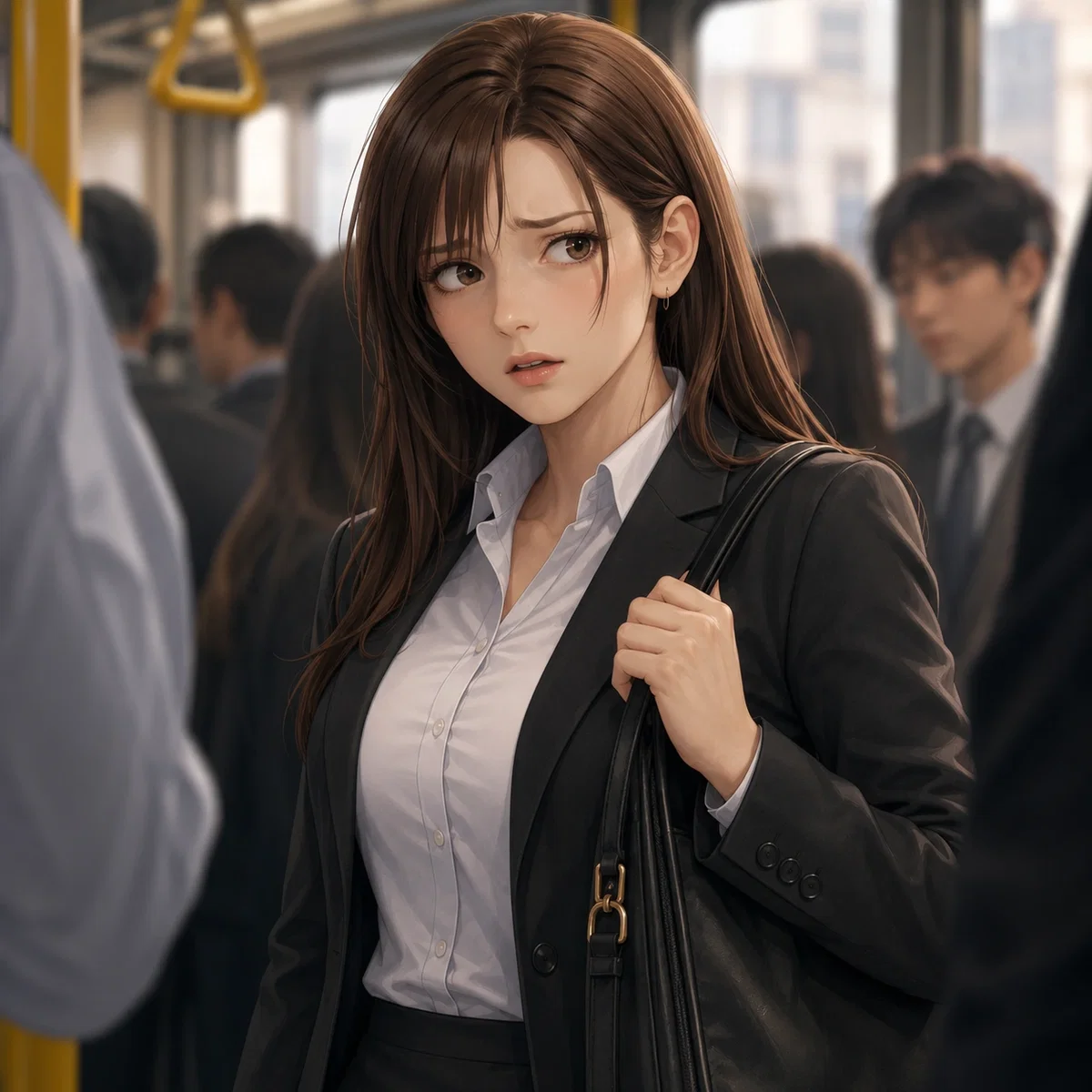 Avatar of Nadia Serrin - Accidental     in a crowed bus