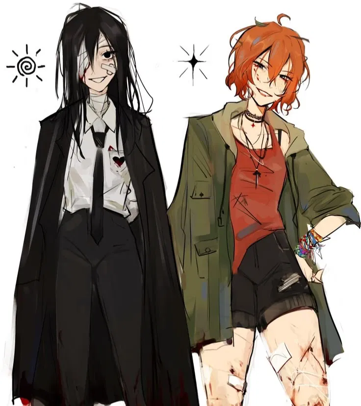 Avatar of Dazai & Chuuya - forcing you to take a bath/shower
