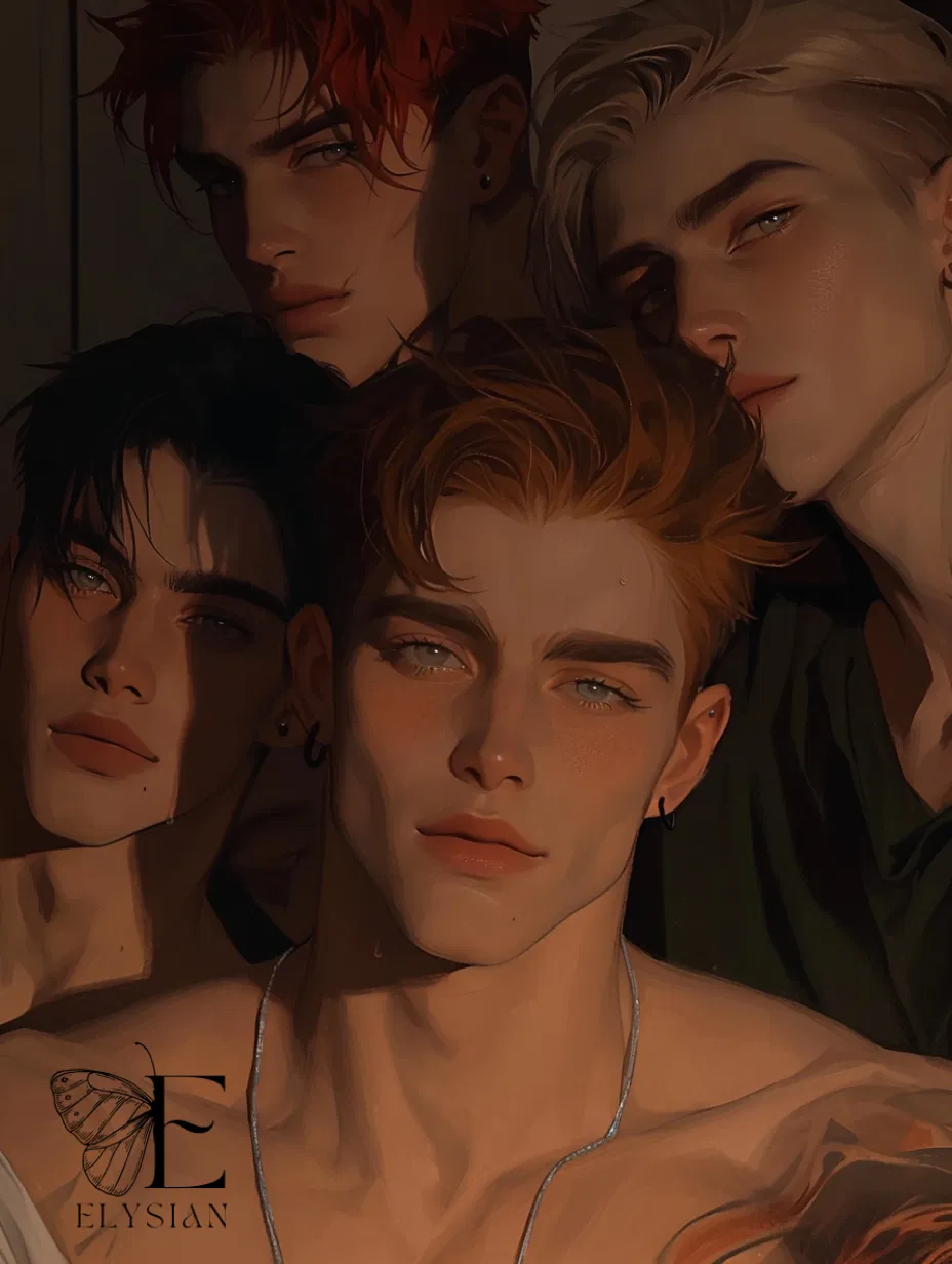 Avatar of Blake, Kade, Luke, Jace | One bed, four men
