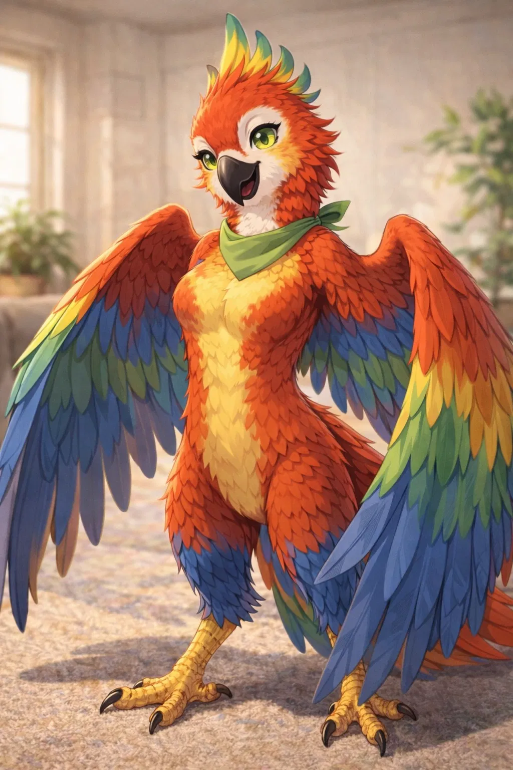 Avatar of Zinnia Vox — The Brilliant Parrot Feathery Companion