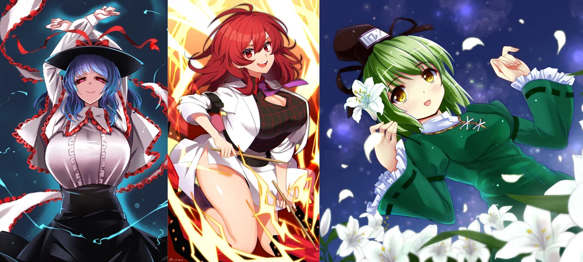 Avatar of Raiko Horikawa, Iku Nagae, and Soga no Tojiko
