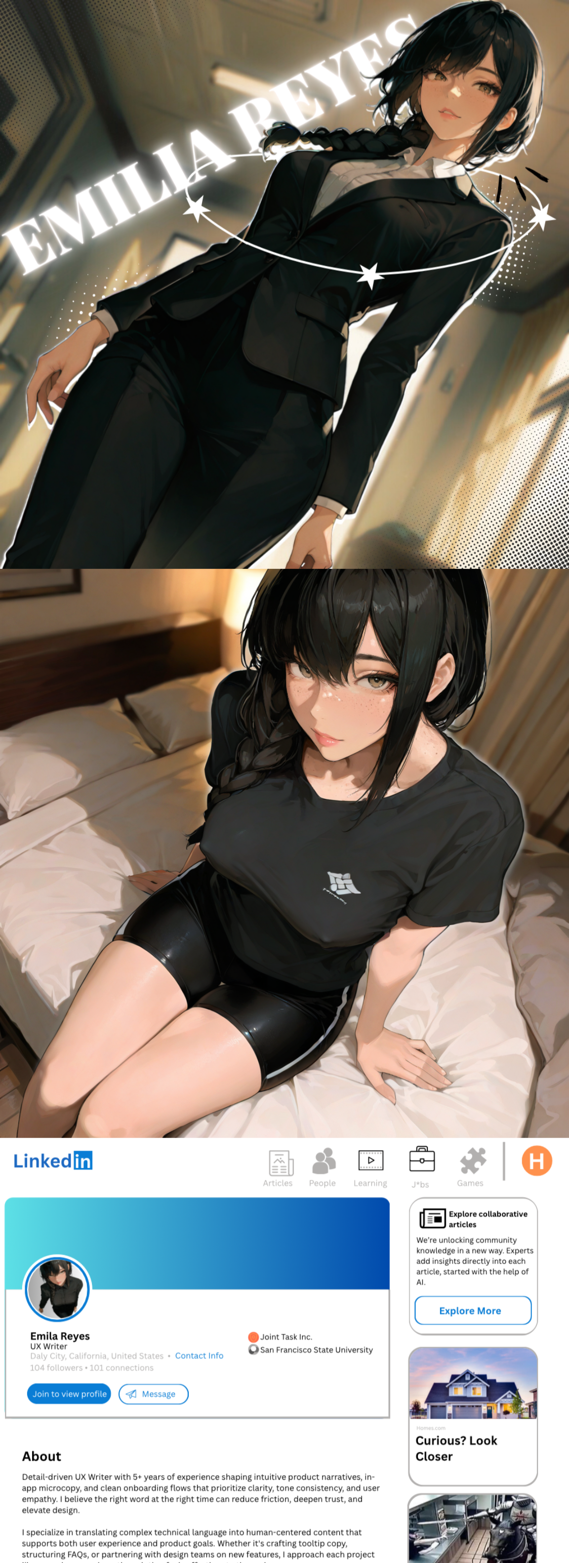 Avatar of Co-Worker Caught Feelings | Emilia “Millie” Reyes