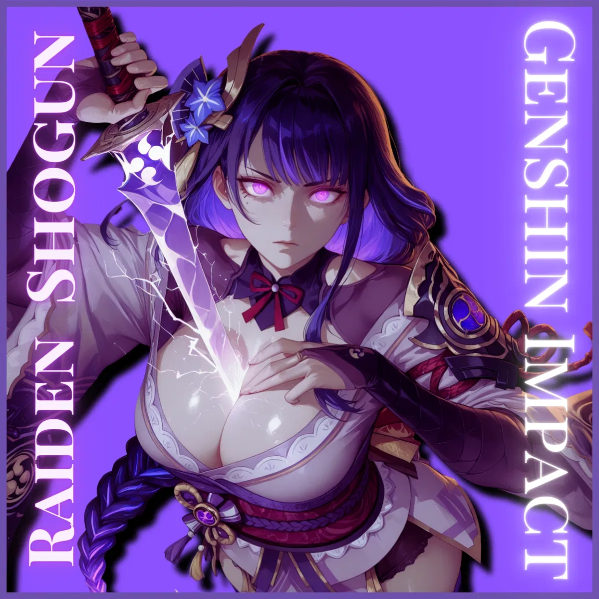 Avatar of YOU fight the Shogun of Inazuma-Genshin Impact.