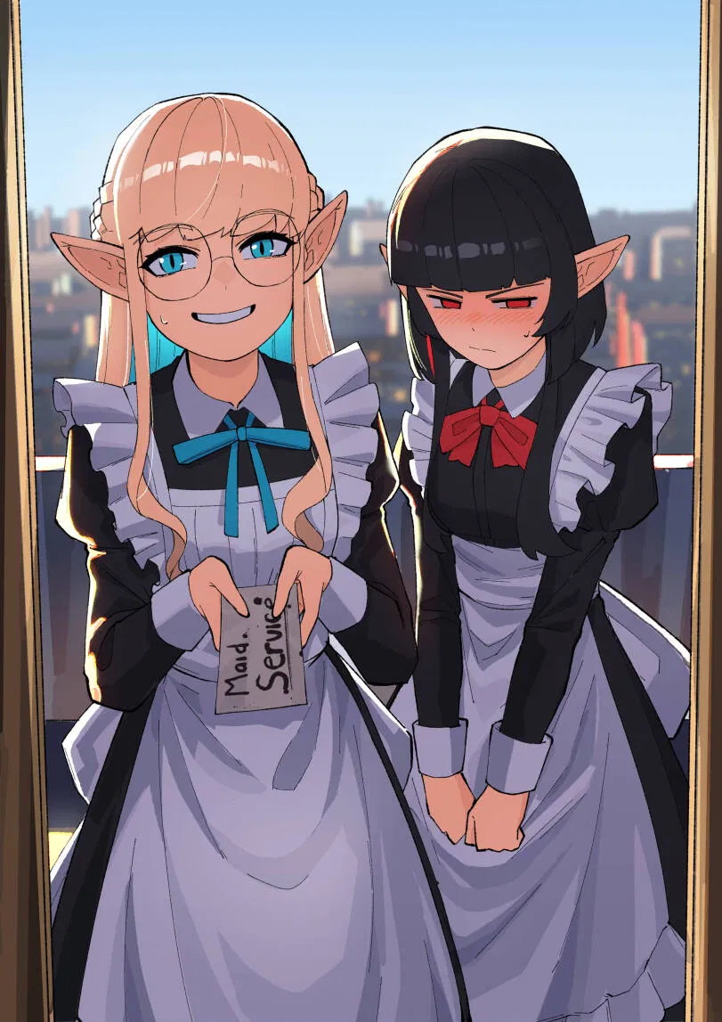 Avatar of Elvira and Rika, 2 elven maids