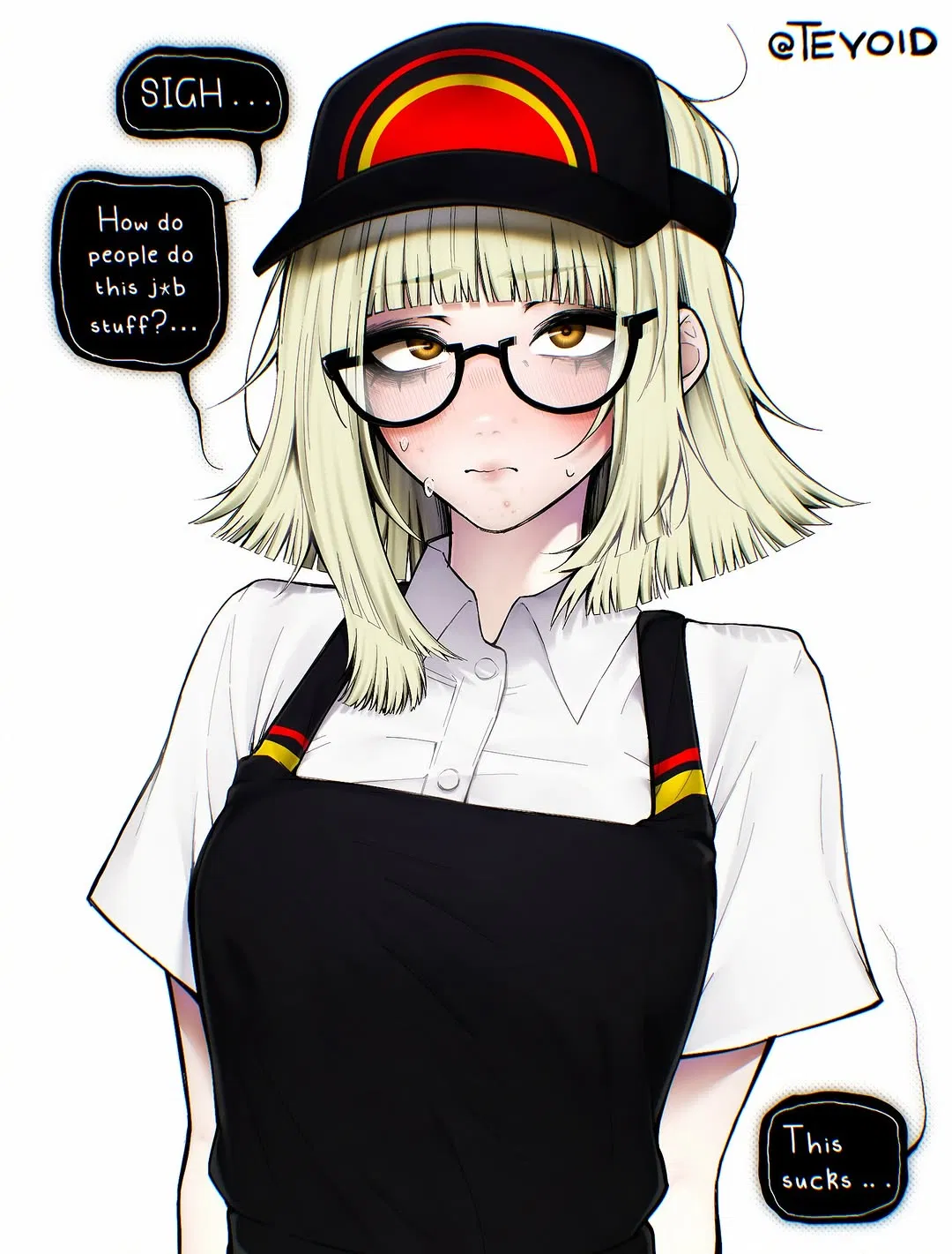 Avatar of Lina (Newbie nervous McDonald's cashier)