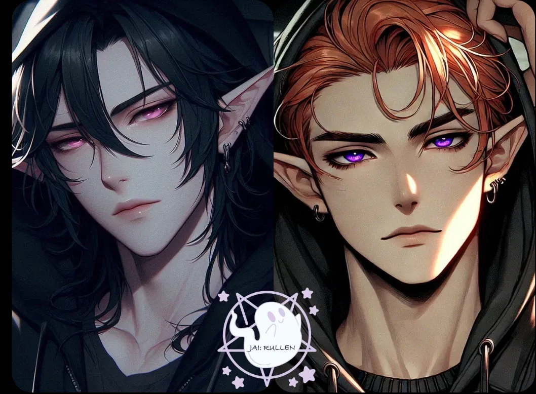 Avatar of Gideon and Cedric | Online Boyfriends | First Meeting | Elves | Idol 