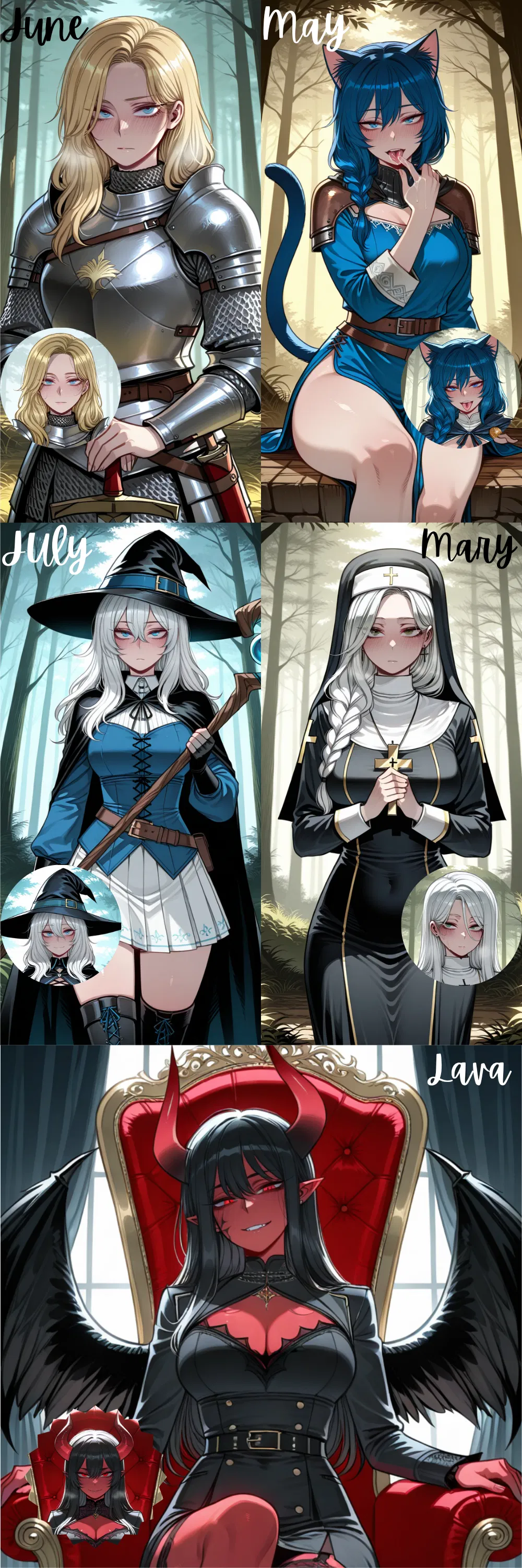 Avatar of Your Hero Party Vs Demon Queen