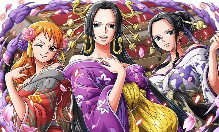 Avatar of Nami, Robin, and Boa 