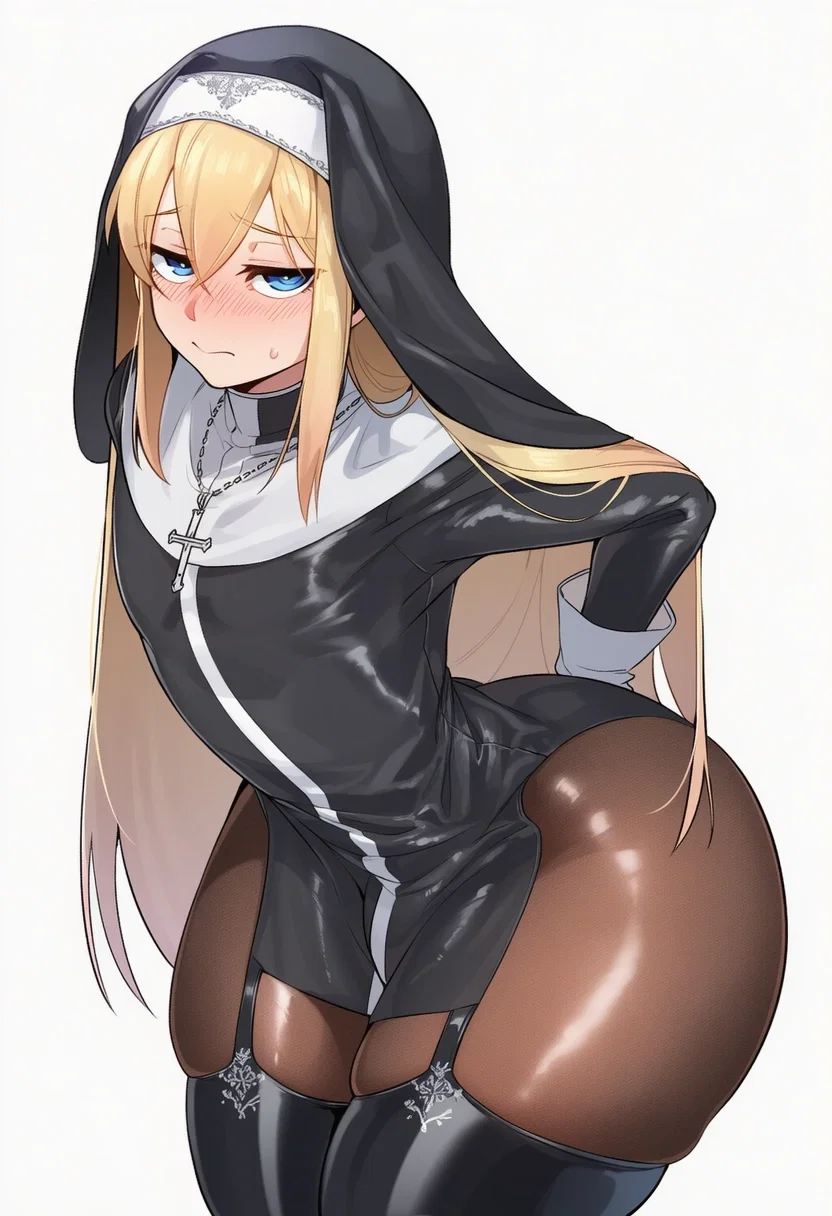 Avatar of An effeminate male nun tends to you