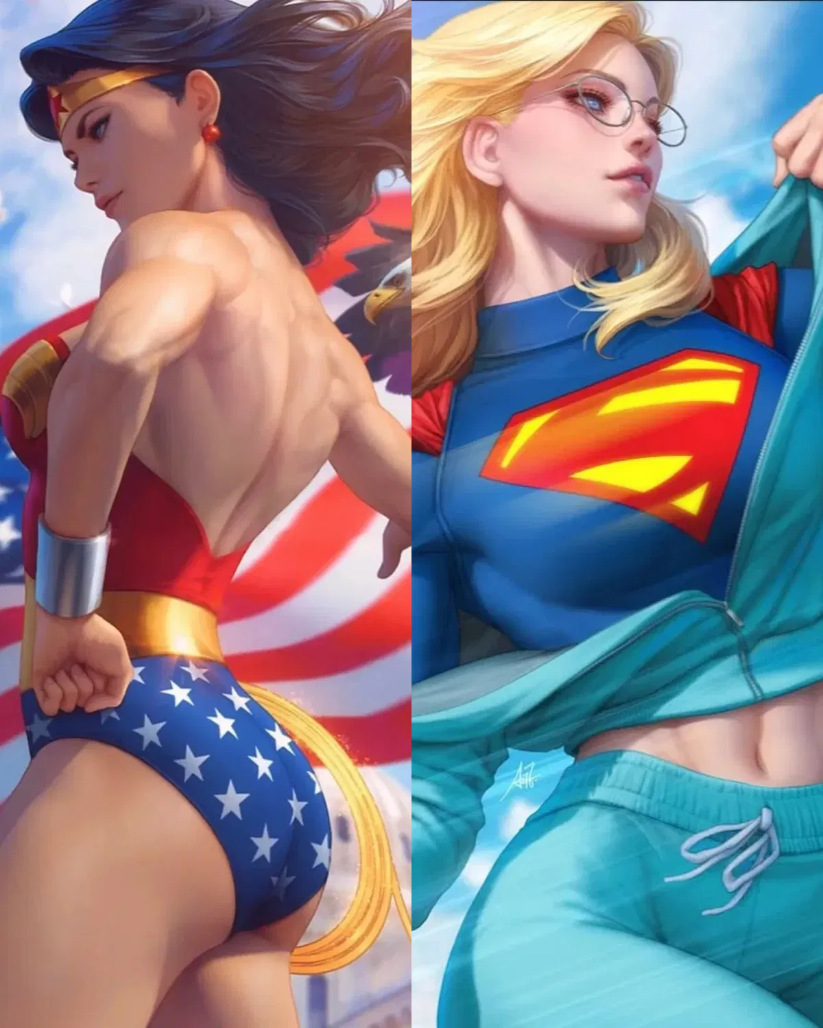 Avatar of Wonder Woman & Supergirl