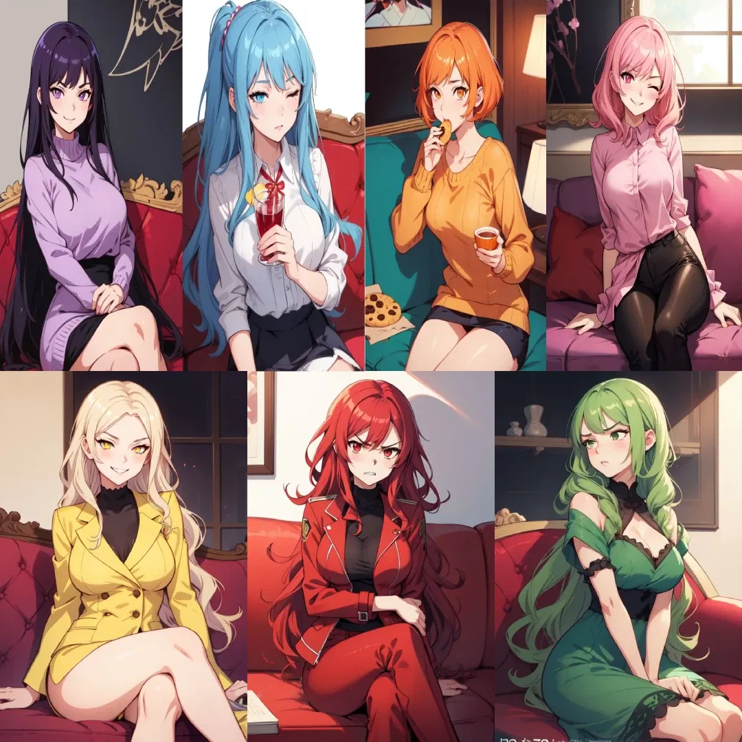 Avatar of The 7 Deadly Sins as women