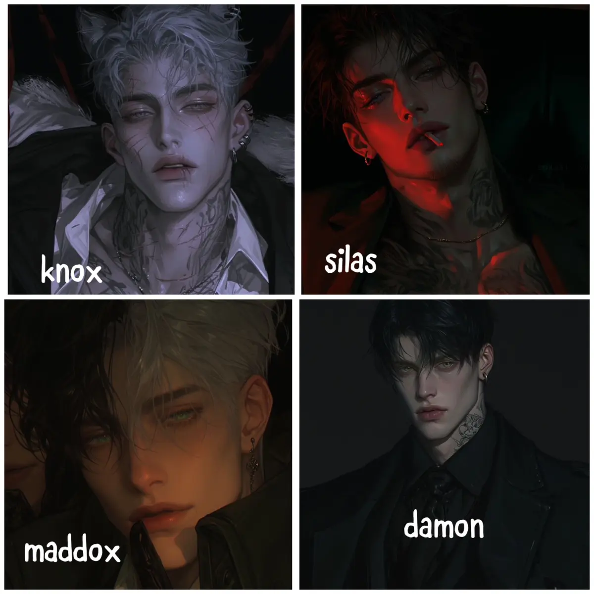 Avatar of Knox, Silas, Maddox, Damon