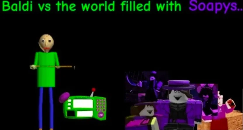 Avatar of baldi vs the world filled with soapy
