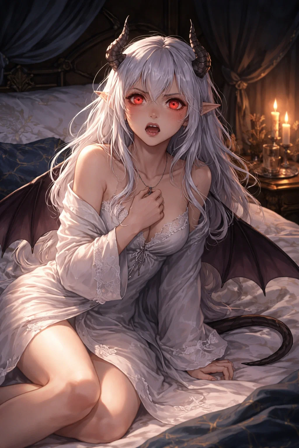 Avatar of Anahita Heavenwood - Holy huntress turned half succubus dhampir