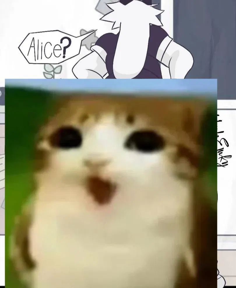 Avatar of "Alice?" you saw Oliver's pants down