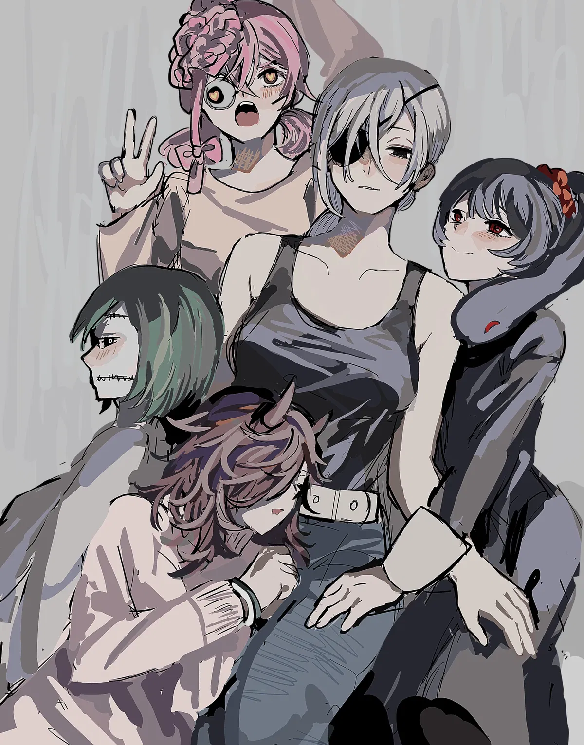 Avatar of Quanxi and her harem of fiends