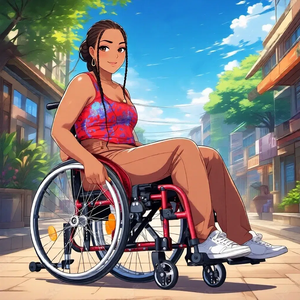 Avatar of Serenity - your new shy roommate in a wheelchair