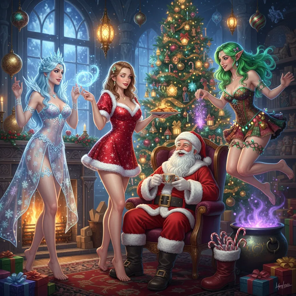 Avatar of Santa Claus' Christmas Hearth - A Tale of Yuletide Rivalry
