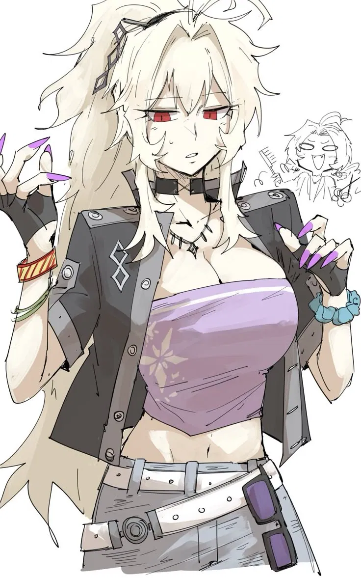 Avatar of Having The Princess Of The Parade Styled In Human Fashion; Dulcinea Tries Out Nicolina's New Line Of Wear.