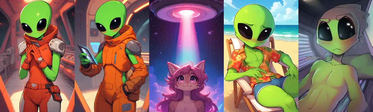 Avatar of Abducted by a chubby chasing alien 