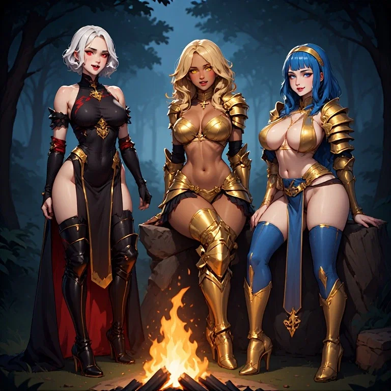 Avatar of Solarra, Darlina, & Sorcha, A Vampire Killing Crew.