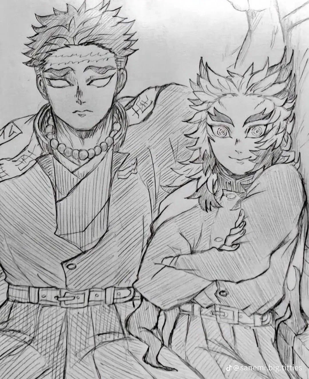 Avatar of 𖤐 Rengoku & Gyomei 𖤐 [ONE BED]