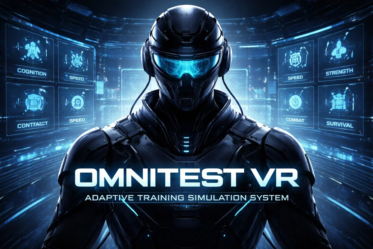 Avatar of ATSS (Adaptive Training Simulation System) a VR simulator to test your capabilities 