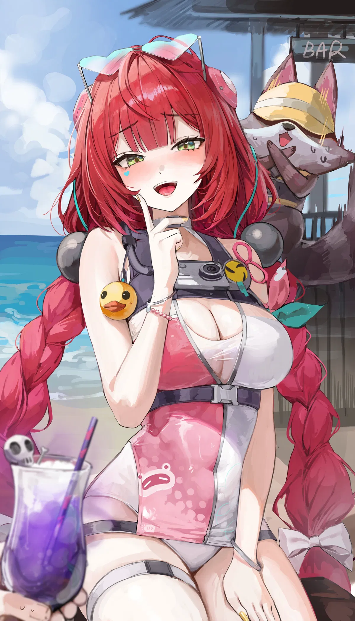 Avatar of Yuzuha (She invited you over?! What's her plan!)