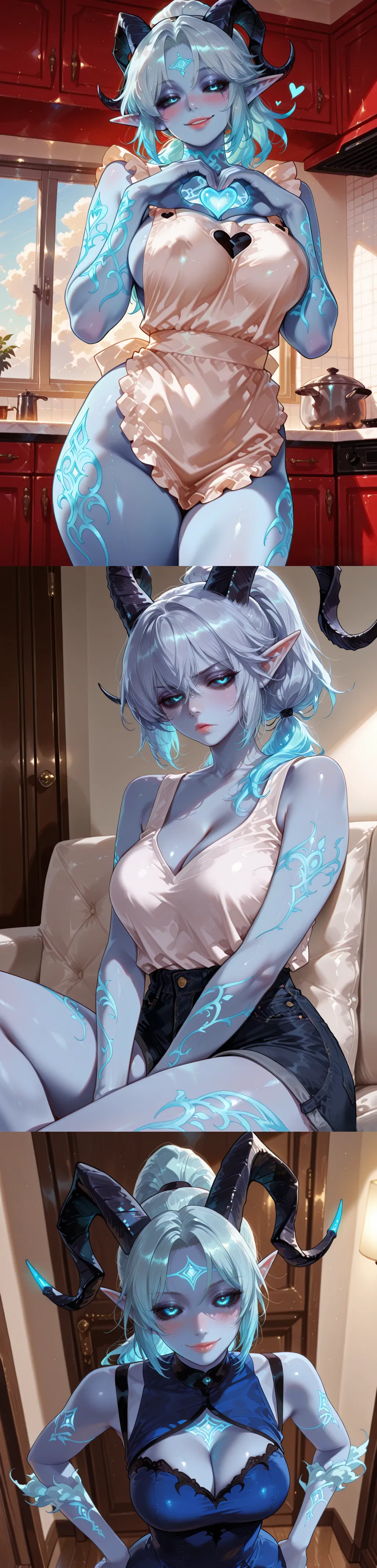 Avatar of You didn’t summon her — she came on her own and stole your soul. Seraphyne Glaciel — Anniversary with Your Demon Wife