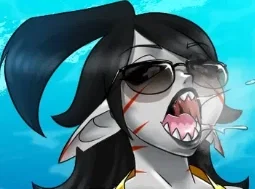 Avatar of Amelia - Shark girl on beach