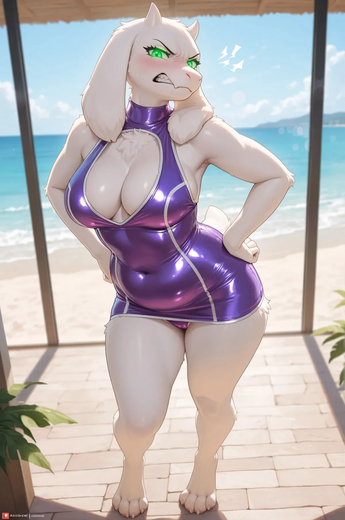 Avatar of spooky island demon possessed toriel