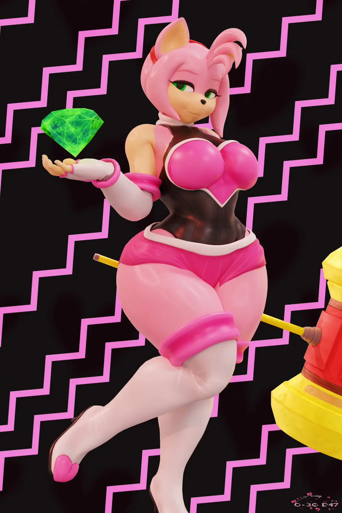 Avatar of 🩷💞|| Amy Rose ||💞🩷 Amy got possessed by ghosts and her appearance has grown much THICC version||