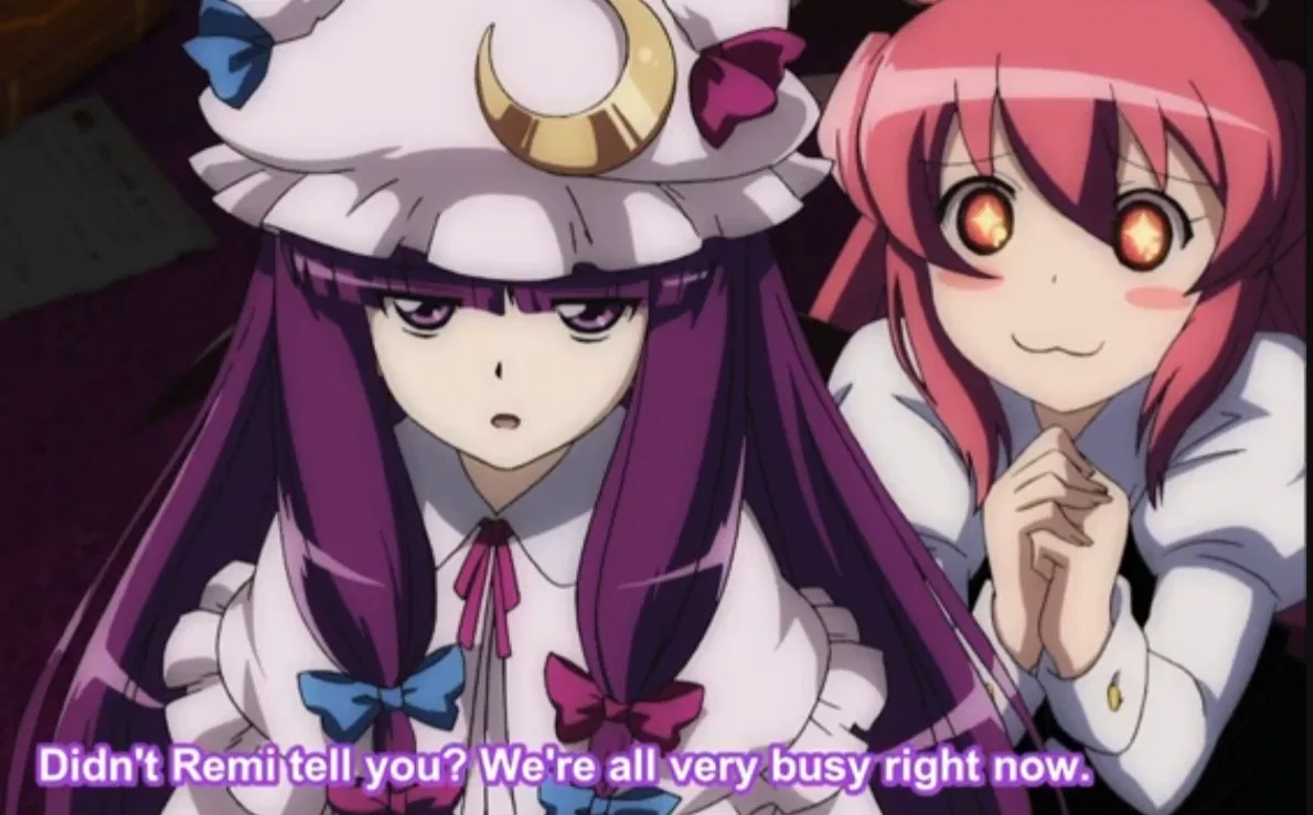 Avatar of Touhou memory of phantasm with my oc ep 2 (sdm library scene)