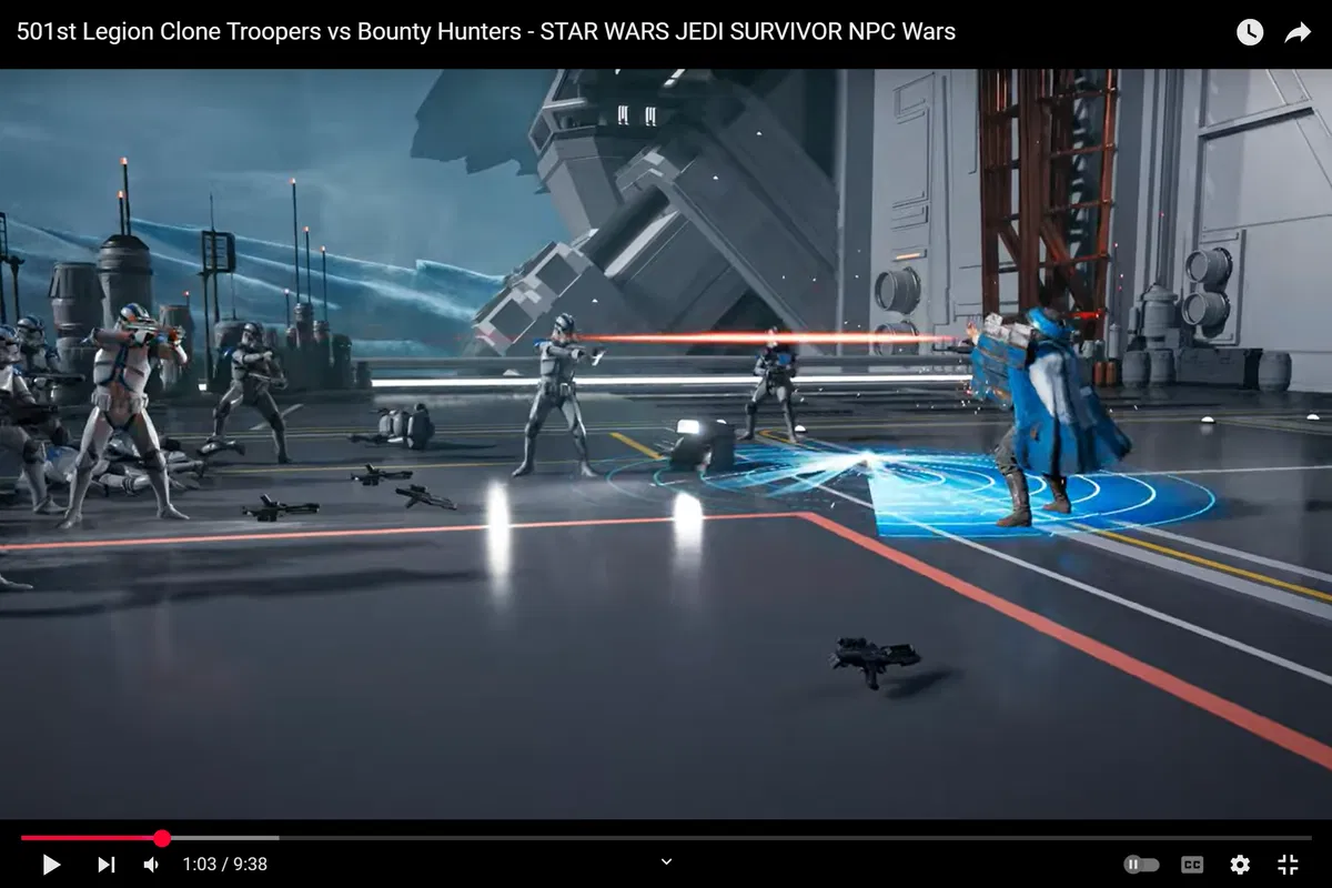 Avatar of Clone troopers vs female bounty hunters