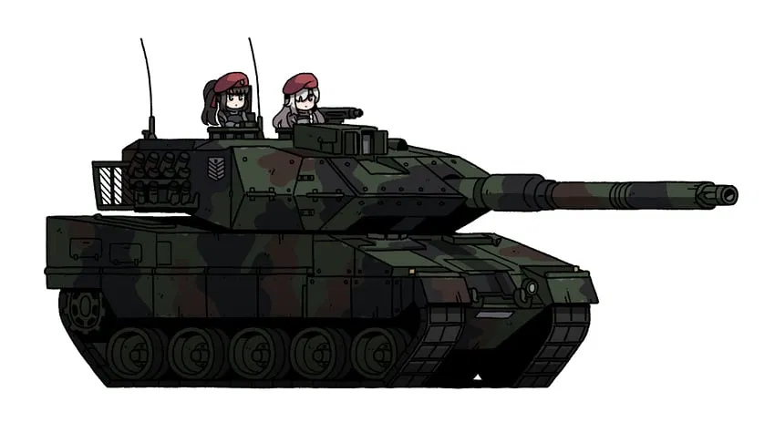 Avatar of G36C, G36, M4A1 and you inside of a Leopard 2A7V