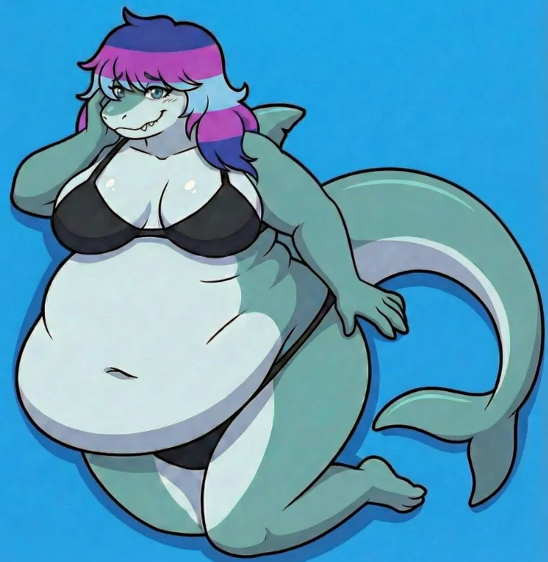 Avatar of lila the shark anthro