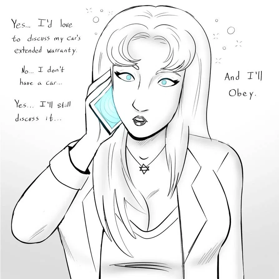 Avatar of Hypno Scam Call (Caller POV)