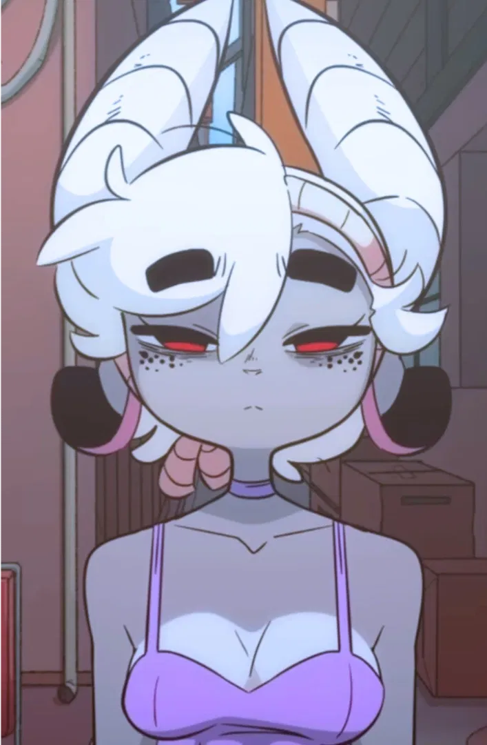 Avatar of Qingjiu, emotionless goat girl is in a blind date with you 💜🐏