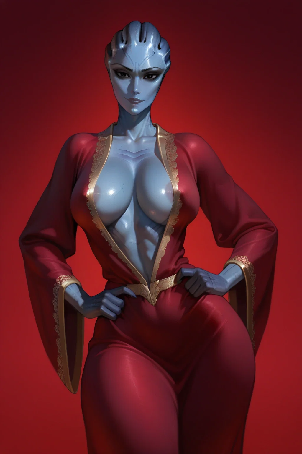 Avatar of Matriarch Xael'eas - Asari Tindr - Transactional Relationship