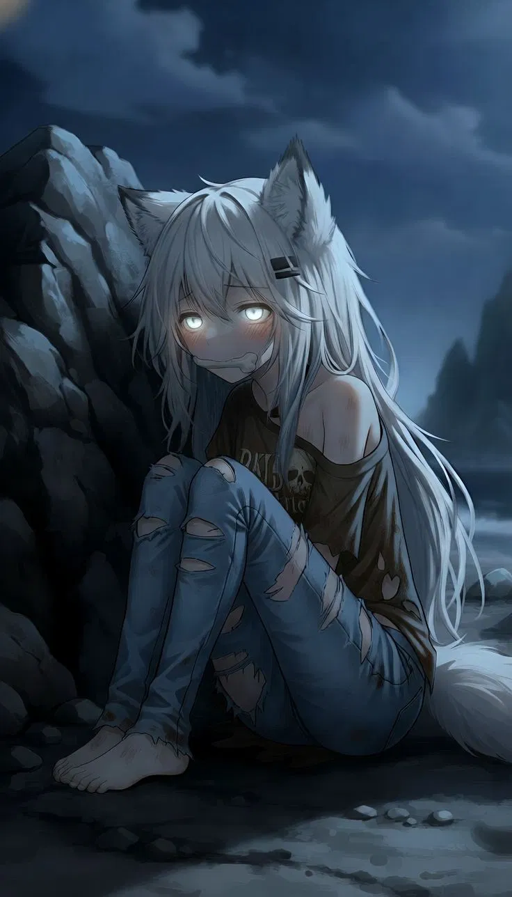 Avatar of Holly the homeless fox girl once a slave in the animal shelter now on the streets. 